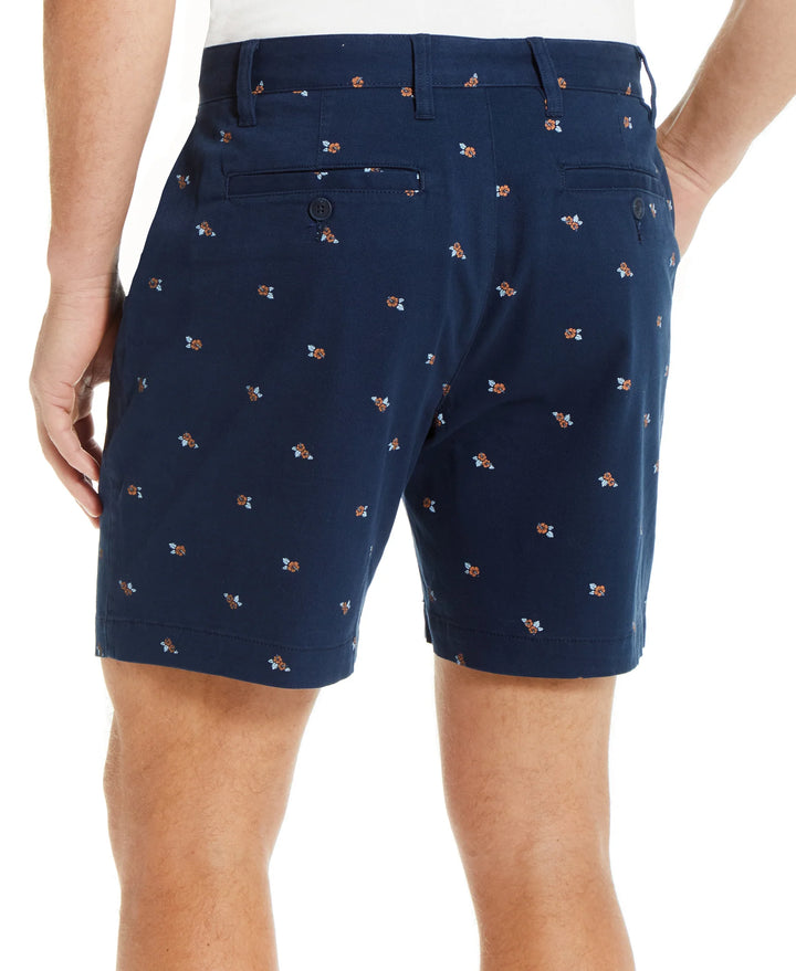 Weatherproof Vintage 7" Printed Stretch Cotton Short