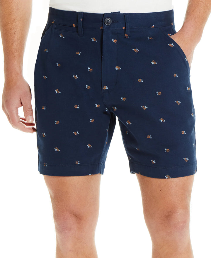 Weatherproof Vintage 7" Printed Stretch Cotton Short
