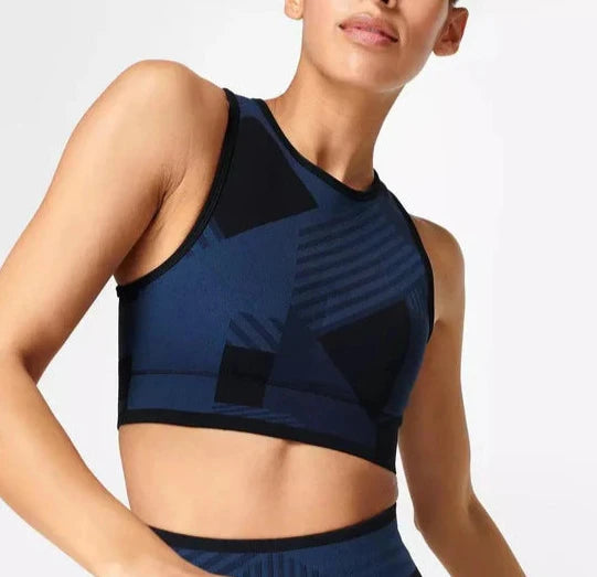 Sweaty Betty Interval Seamless Longline Sports Bra