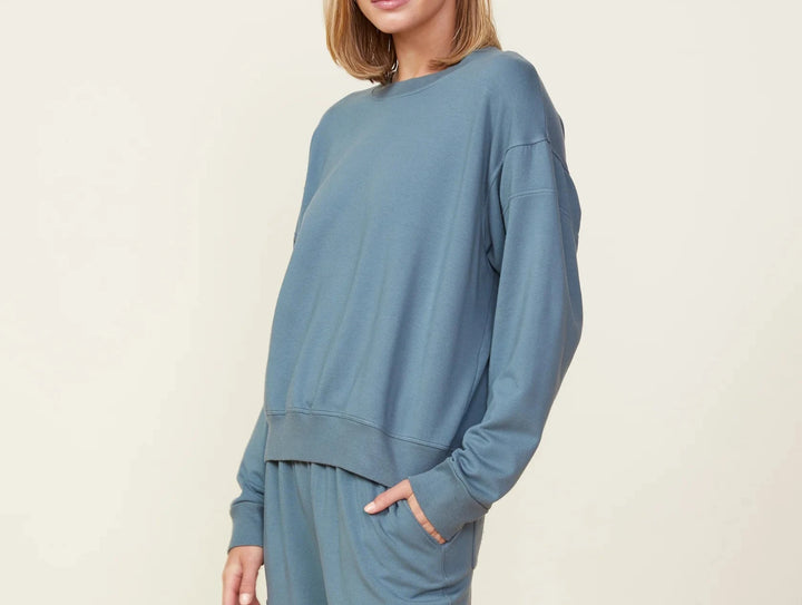 Monrow Patch Pocket Sweatshirt