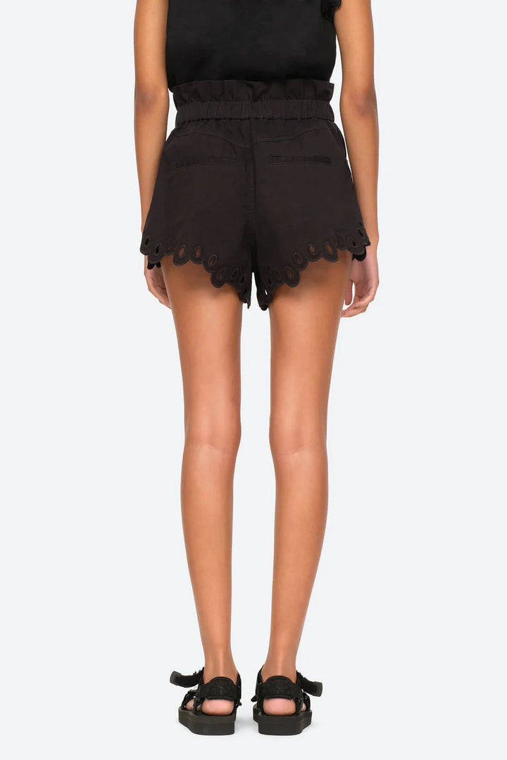 Sea Embroidered Shorts