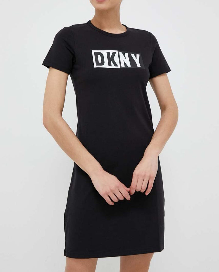 DKNY Logo-Graphic T-Shirt Dress