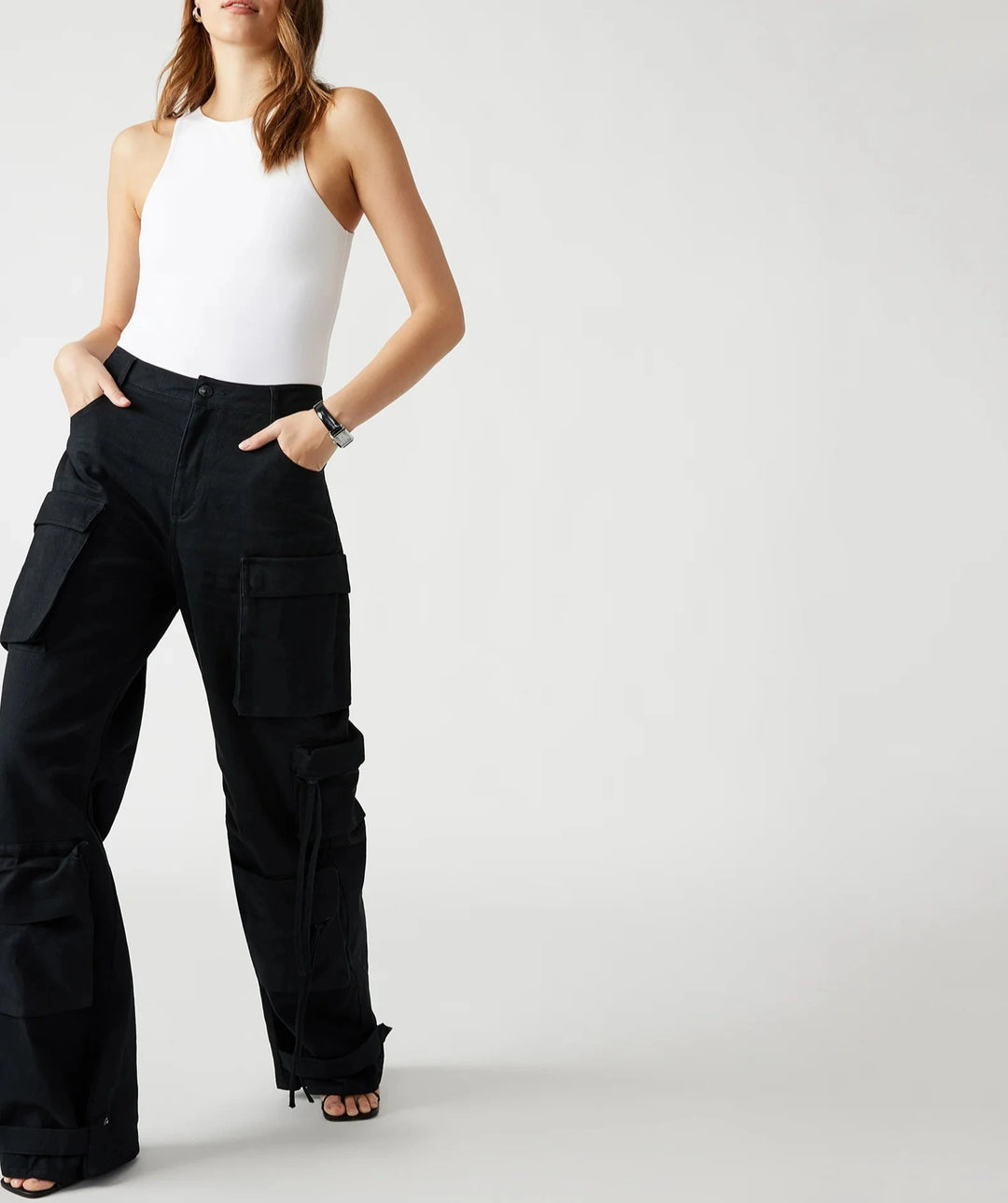 STEVE MADDEN Duo Cotton Cargo Pants