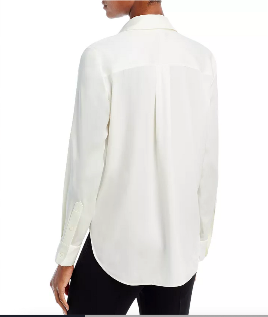 Theory Sunaya Silk-Stretch Shirt