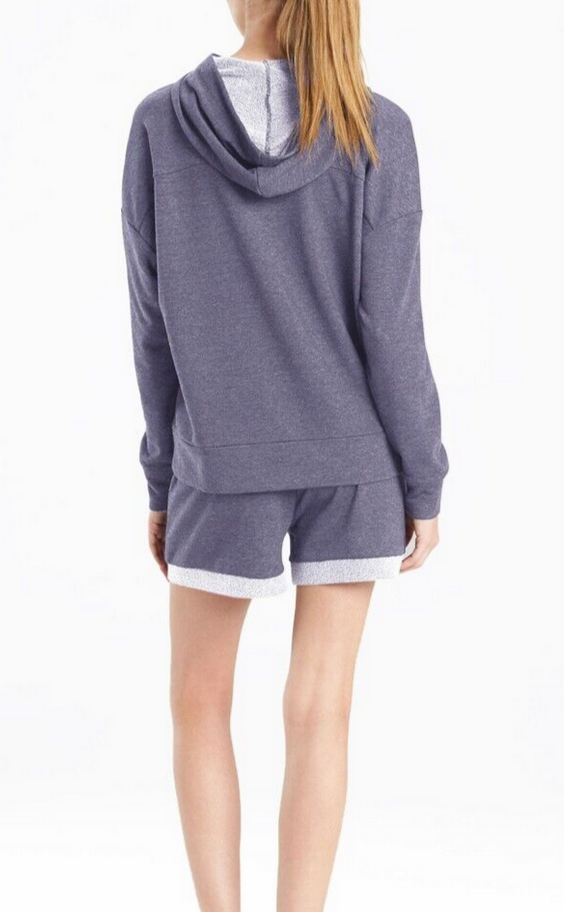 Josie Natori Chi French Terry Active Half-Zip Top