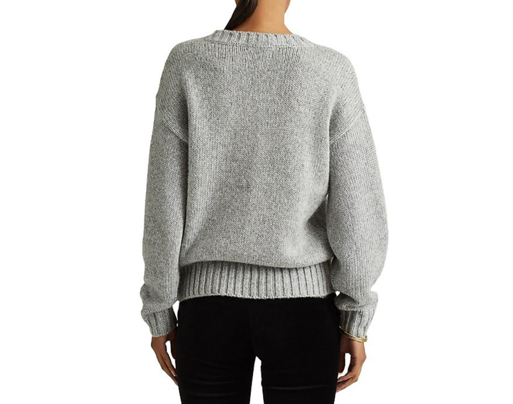 Lauren Ralph Lauren Long-Sleeve V-Neck Sweater