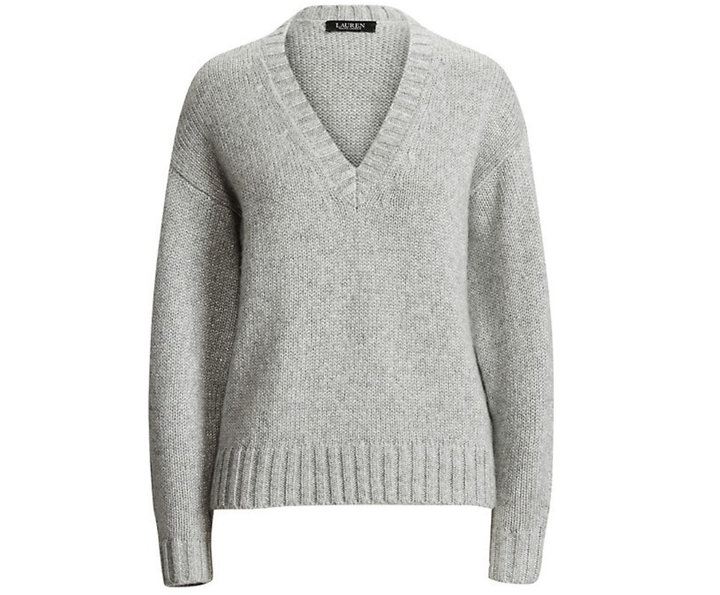 Lauren Ralph Lauren Long-Sleeve V-Neck Sweater