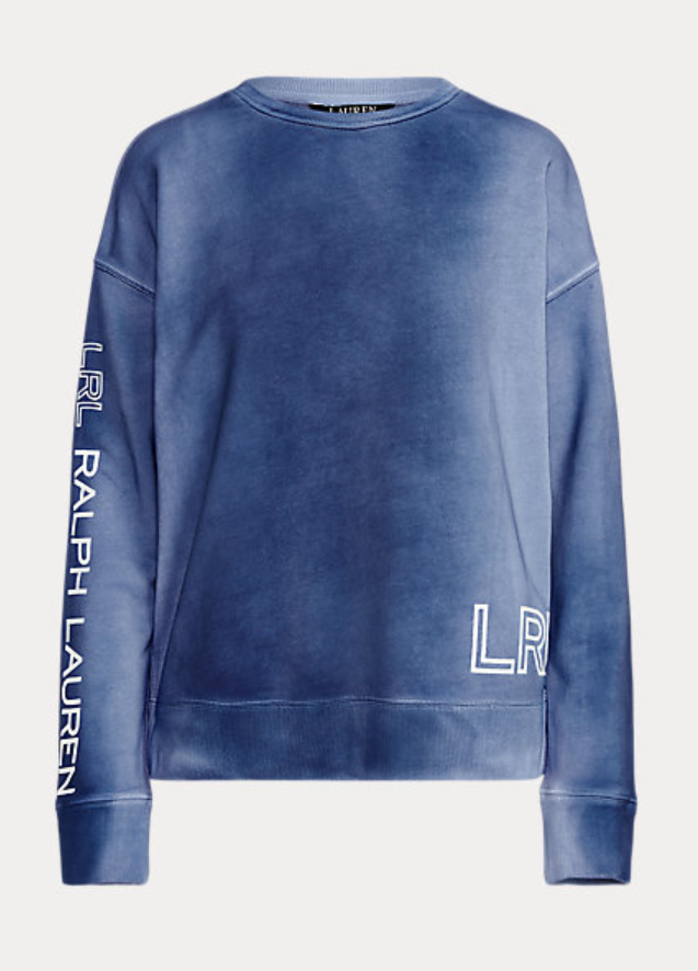LAUREN RALPH LAUREN Crewneck Logo Graphic Sweatshirt