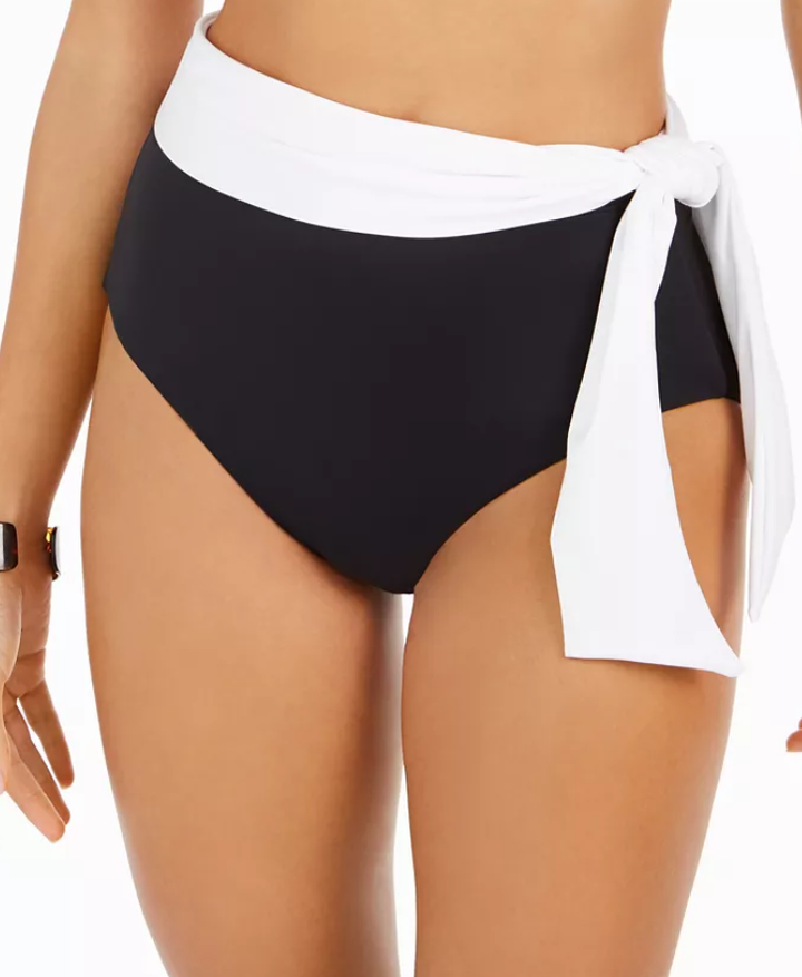 Lauren Ralph Lauren Bel Air High-Waist Tie Bikini Bottoms