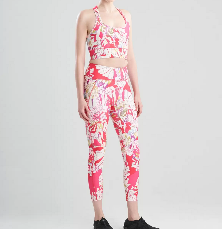 Josie Natori Printed Cropped Top