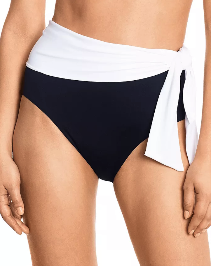 Lauren Ralph Lauren Bel Air High-Waist Sash Bikini Bottom