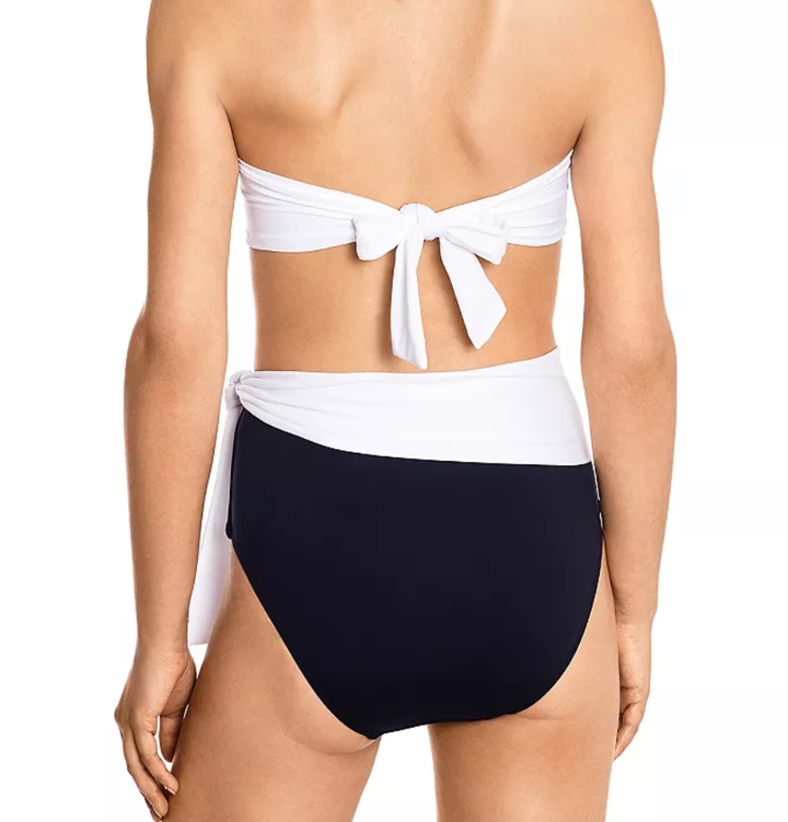 Lauren Ralph Lauren Bel Air High-Waist Sash Bikini Bottom