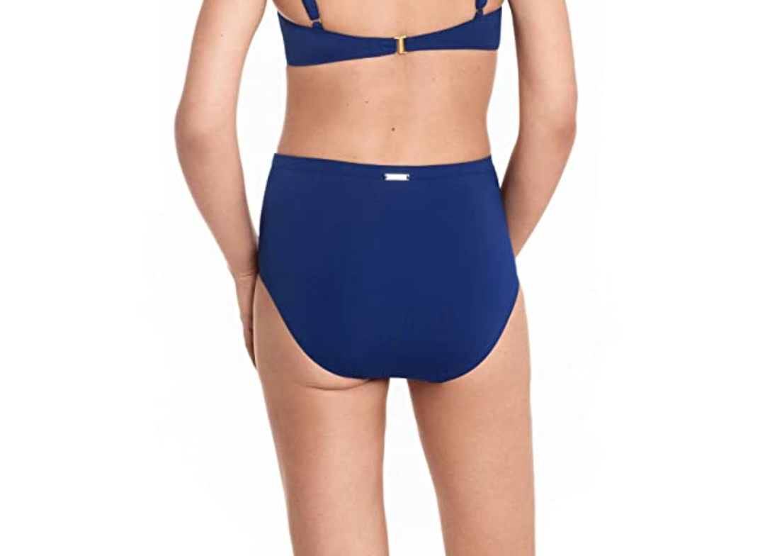 LAUREN Ralph Lauren Beach Club Solid High-Waisted Bikini Bottom