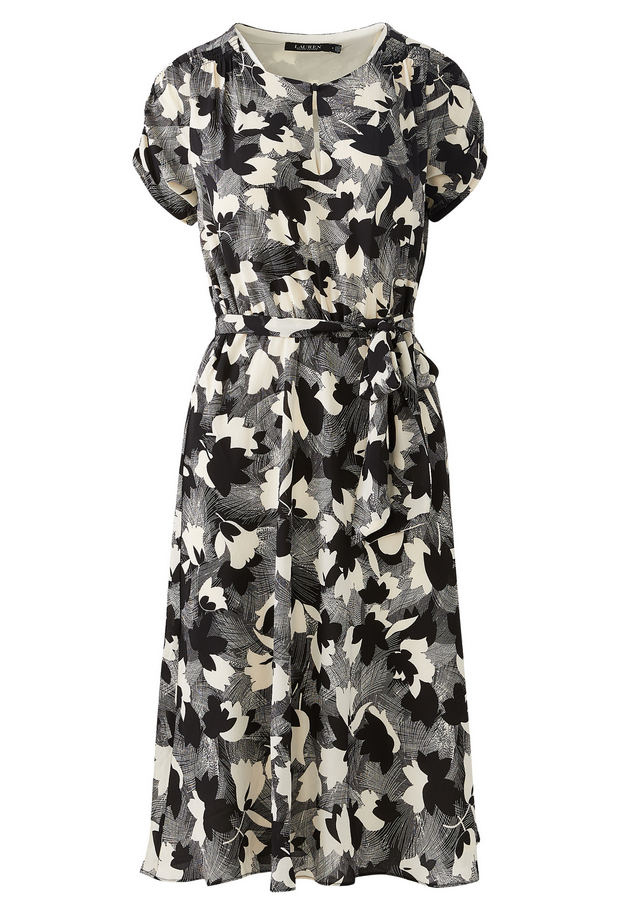 Lauren Ralph Lauren Printed Bubble Crepe Dress