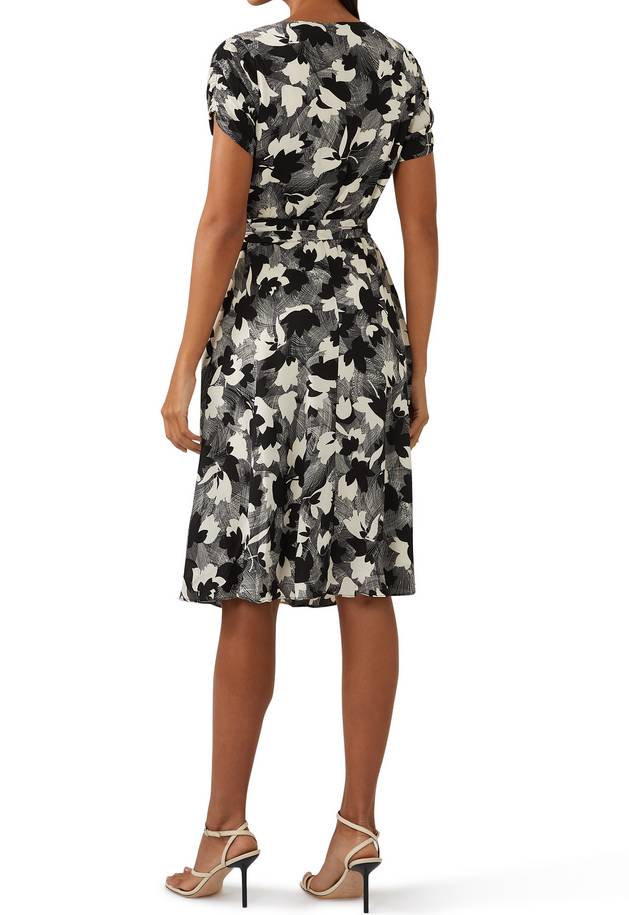 Lauren Ralph Lauren Printed Bubble Crepe Dress