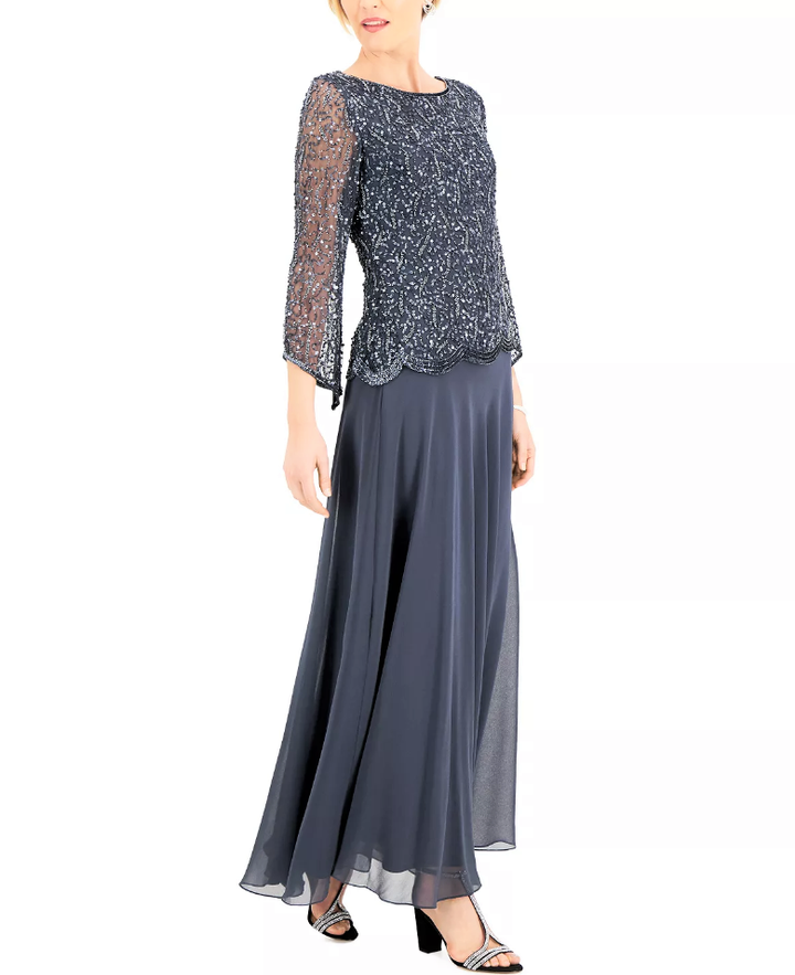 J Kara Beaded Gown