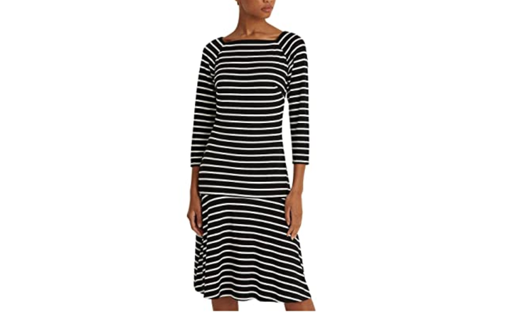 LAUREN Ralph Lauren Striped Drop-Waist Dress