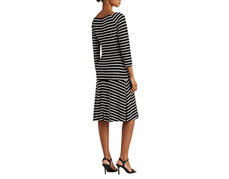 LAUREN Ralph Lauren Striped Drop-Waist Dress