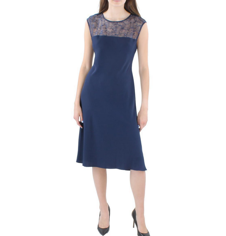 RALPH LAUREN Sleeveless Cocktail Dress