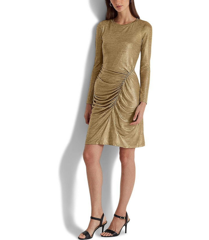 Lauren Ralph Lauren Foil-Print Jersey Dress