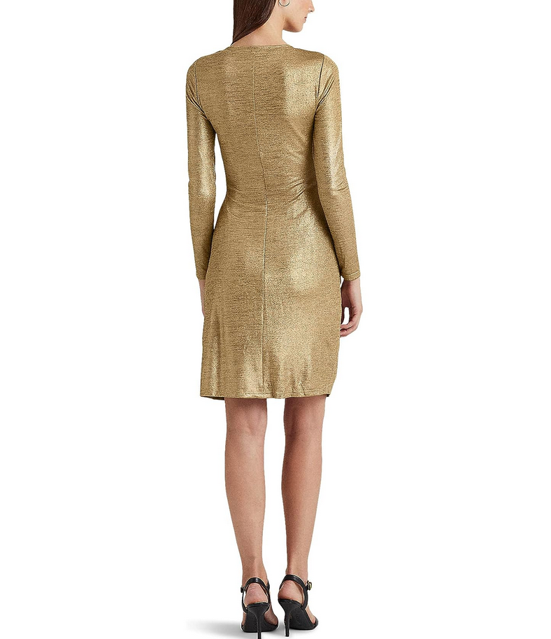 Lauren Ralph Lauren Foil-Print Jersey Dress