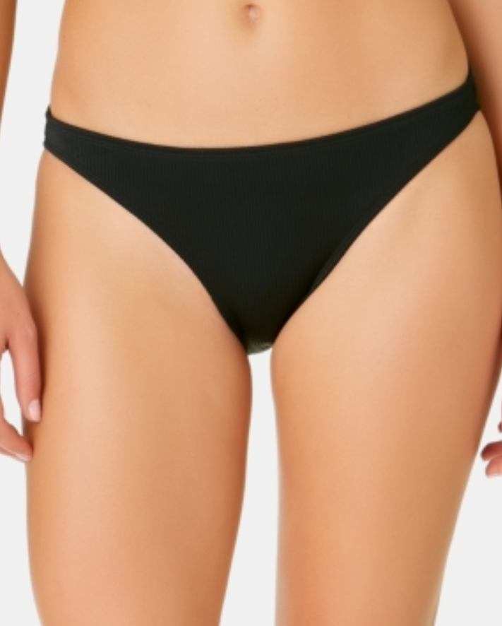 California Waves Juniors' Solid Ribbed Hipster Bottoms