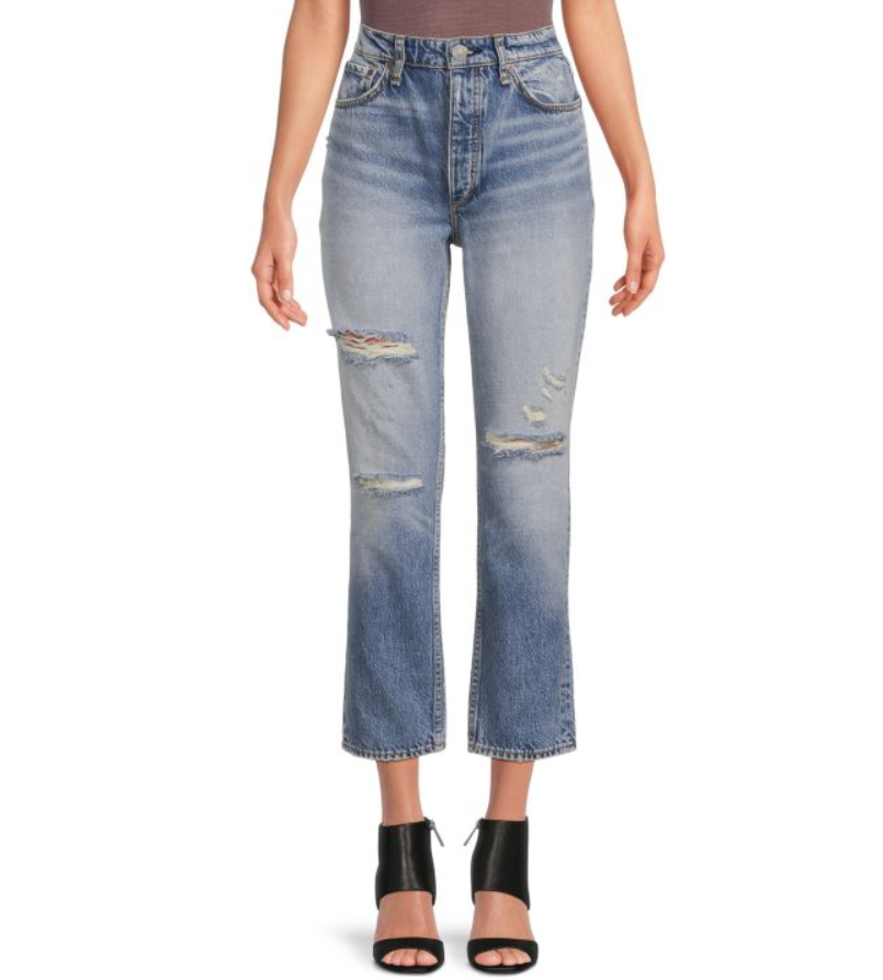 rag & bone Nina High Rise Straight Jeans