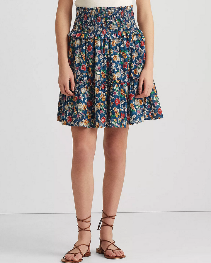 Lauren Ralph Lauren Floral Cotton Voile Skirt