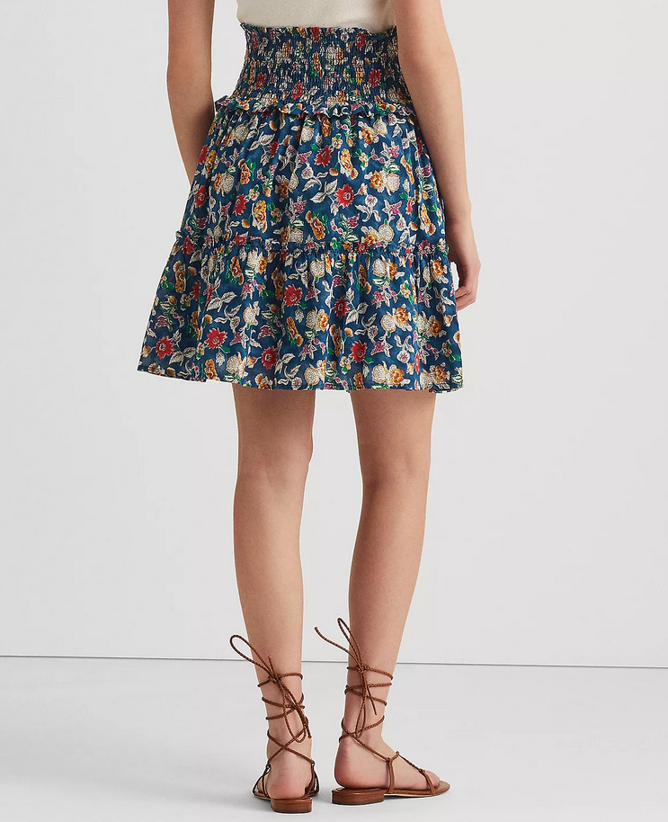 Lauren Ralph Lauren Floral Cotton Voile Skirt