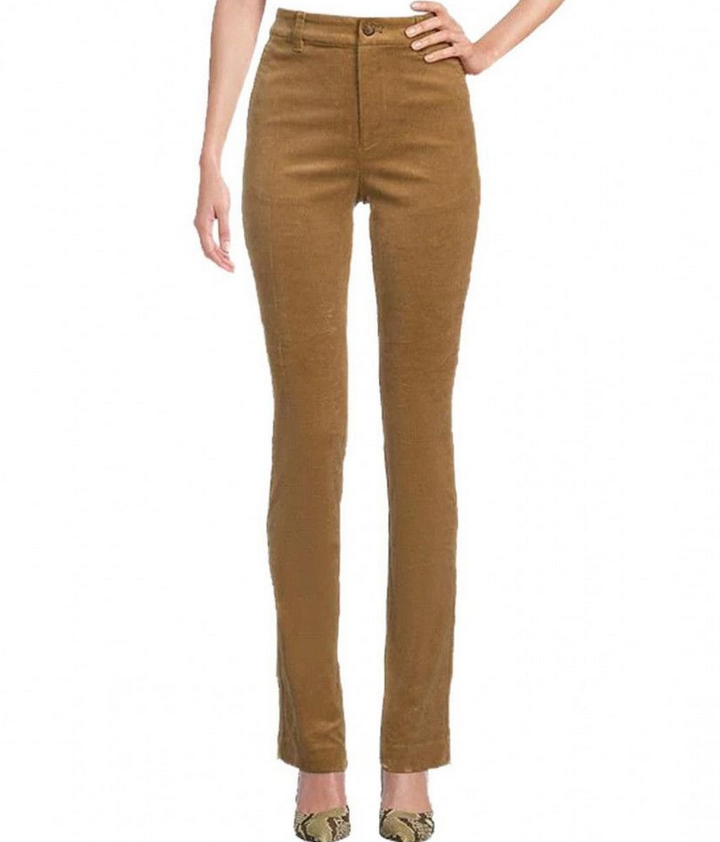 Lauren Ralph Lauren Suede Straight Pants