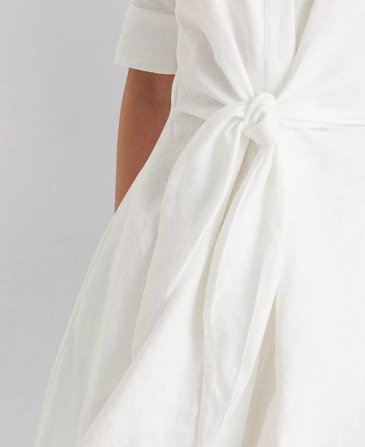Lauren Ralph Lauren Linen Fit & Flare Shirtdress
