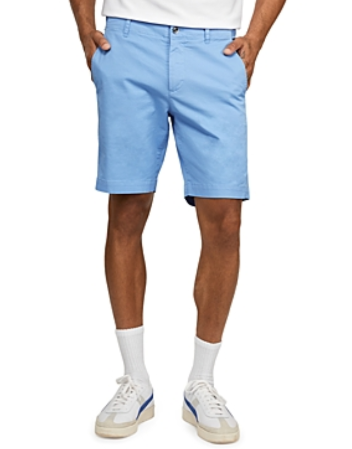 Psycho Bunny MEN Diego Cotton Blend Solid Shorts