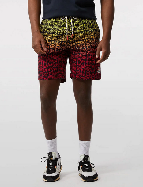 Psycho Bunny MEN Obec Print Swim Trunks