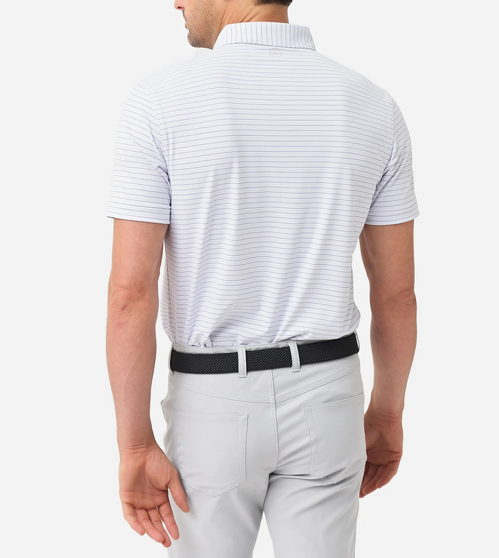 Peter Millar Men's Crafted Duet Striped Short Sleeve Polo