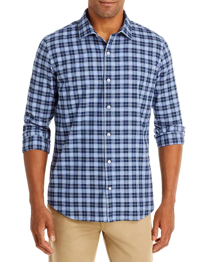 The Men's Store Men's Flannel Plaid Shirt