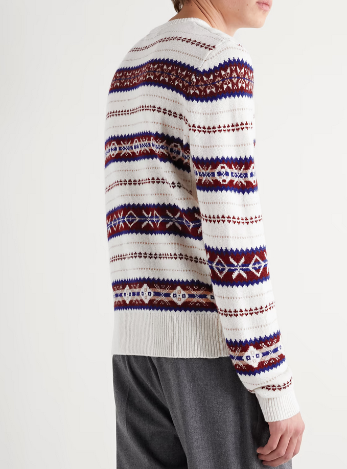 rag & bone Men's Wesley Fair Isle Sweater