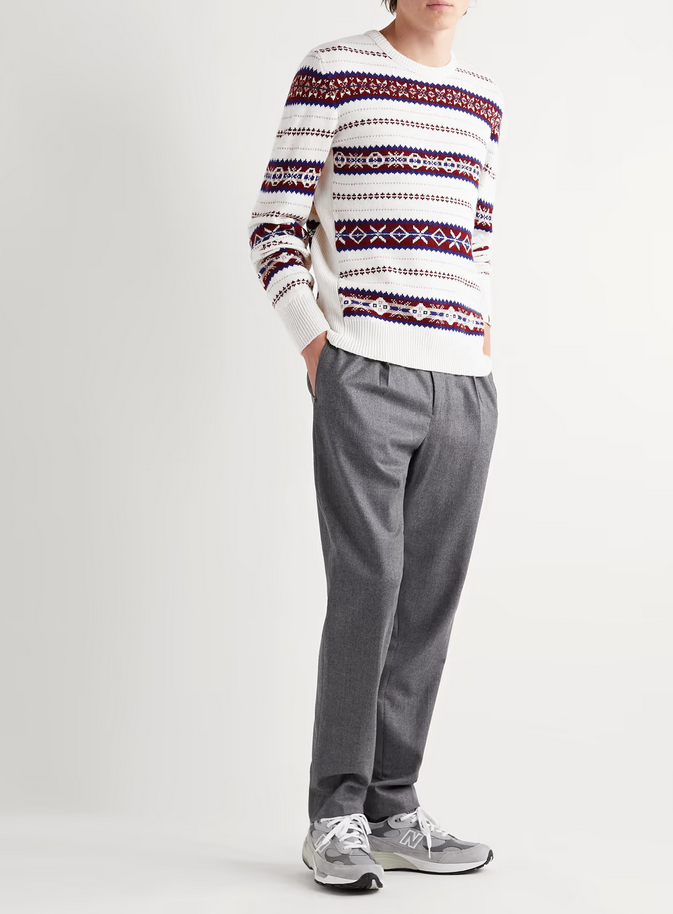 rag & bone Men's Wesley Fair Isle Sweater