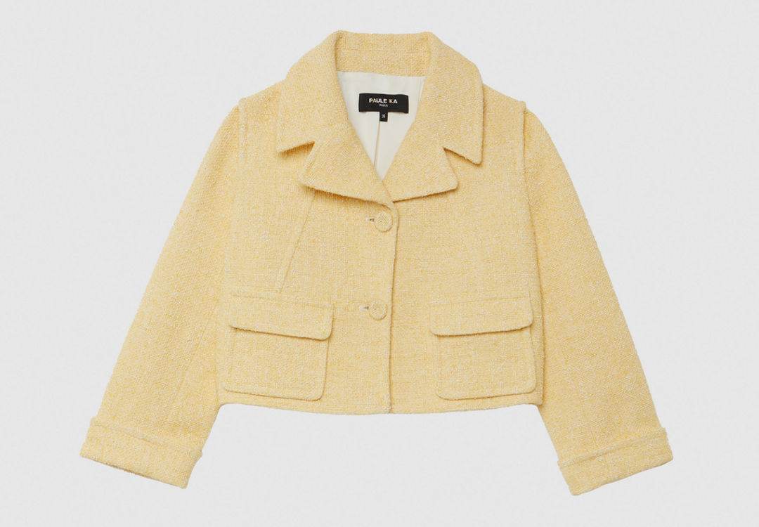 PAULE KA Boucle Cropped Jacket