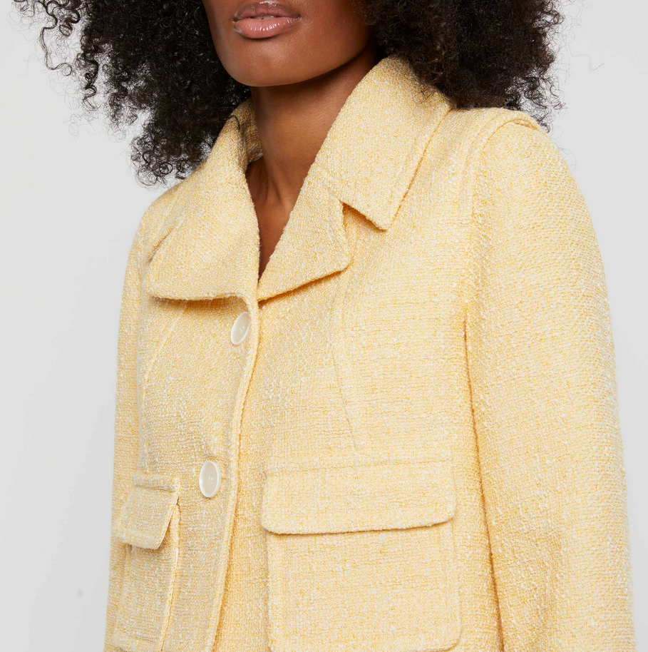 PAULE KA Boucle Cropped Jacket