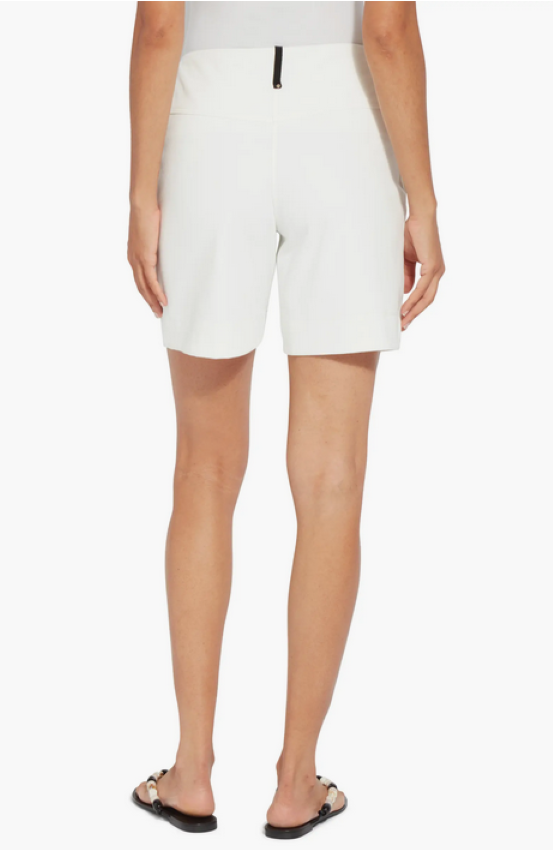 Lyssé Cotton Blend Pull On Bermuda Shorts