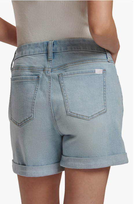 Jen 7 Mid Roll Jean Shorts