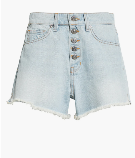 Veronica Beard Jean Timmi Button Fly Shorts