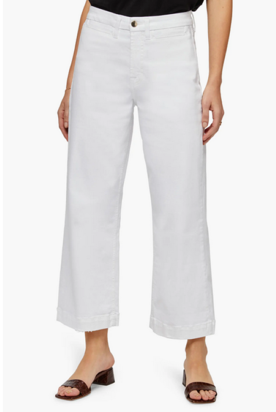 Jen 7 Cropped Wide Leg Jeans