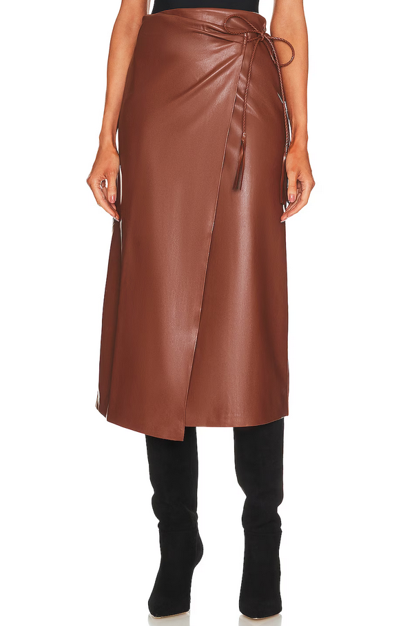 MOTHER The It's A Wrap Midi Skirt