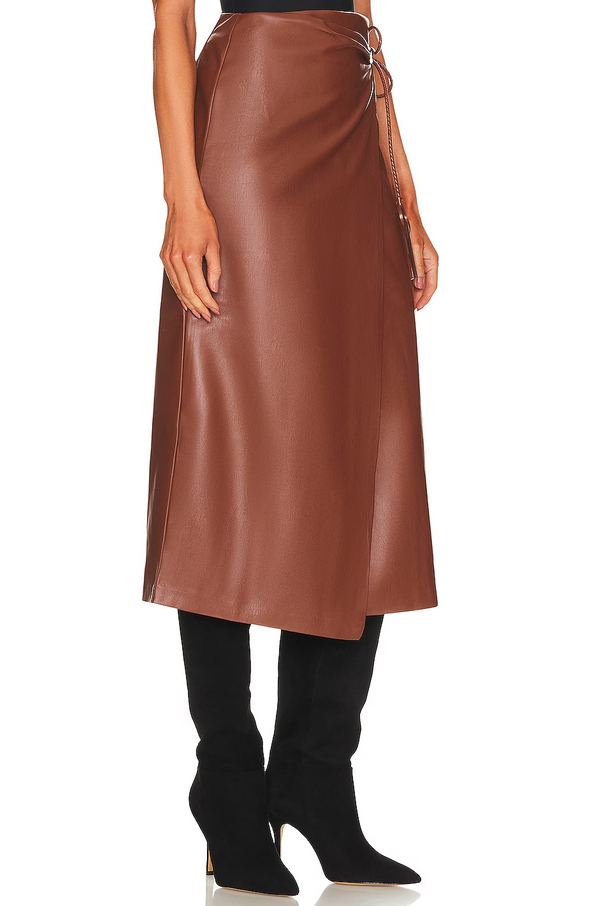 MOTHER The It's A Wrap Midi Skirt