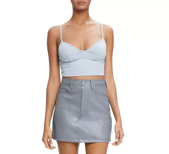 Jonathan Simkhai Haiden Ribbed Crop Top