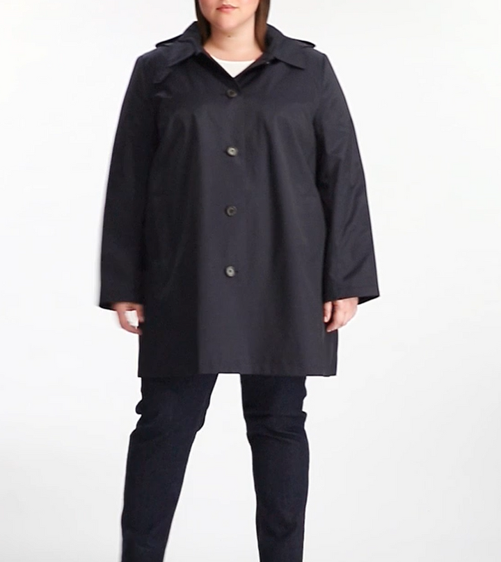 Lauren Ralph Lauren Plus Size Hooded Raincoat