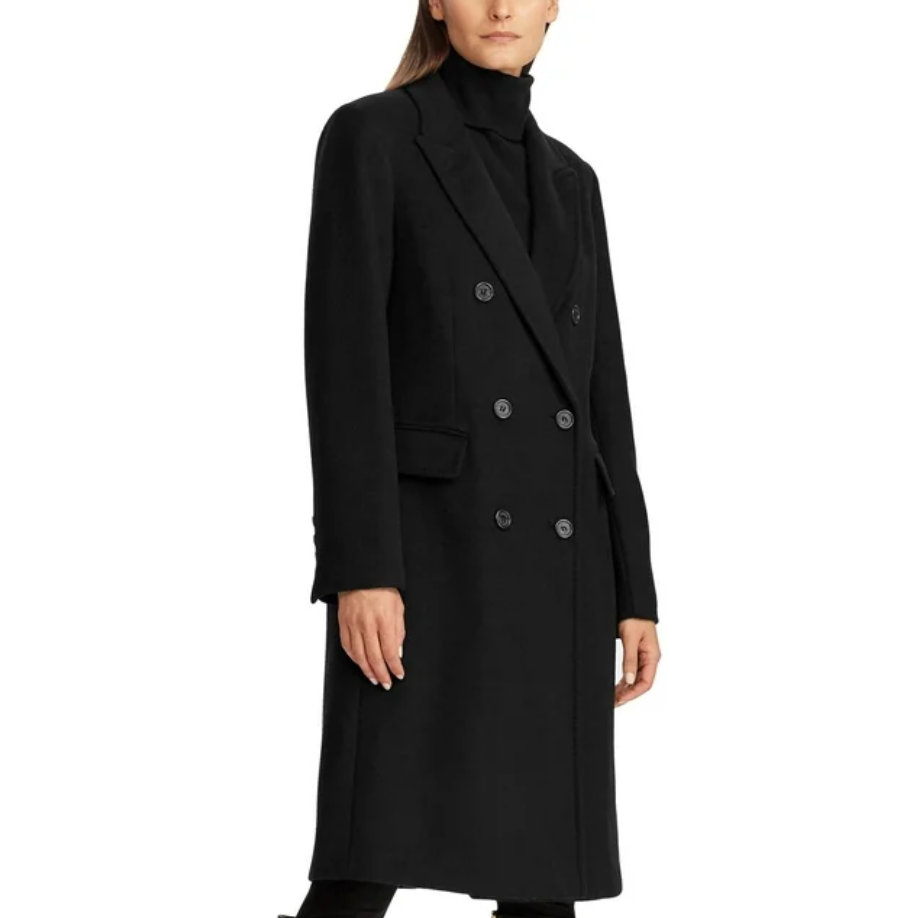 Lauren Ralph Lauren Double-Breasted Walker Coat