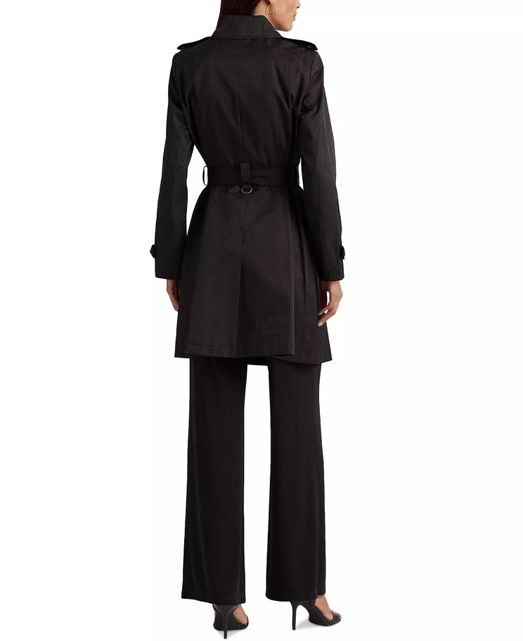 Lauren Ralph Lauren Belted Water Resistant Trench Coat