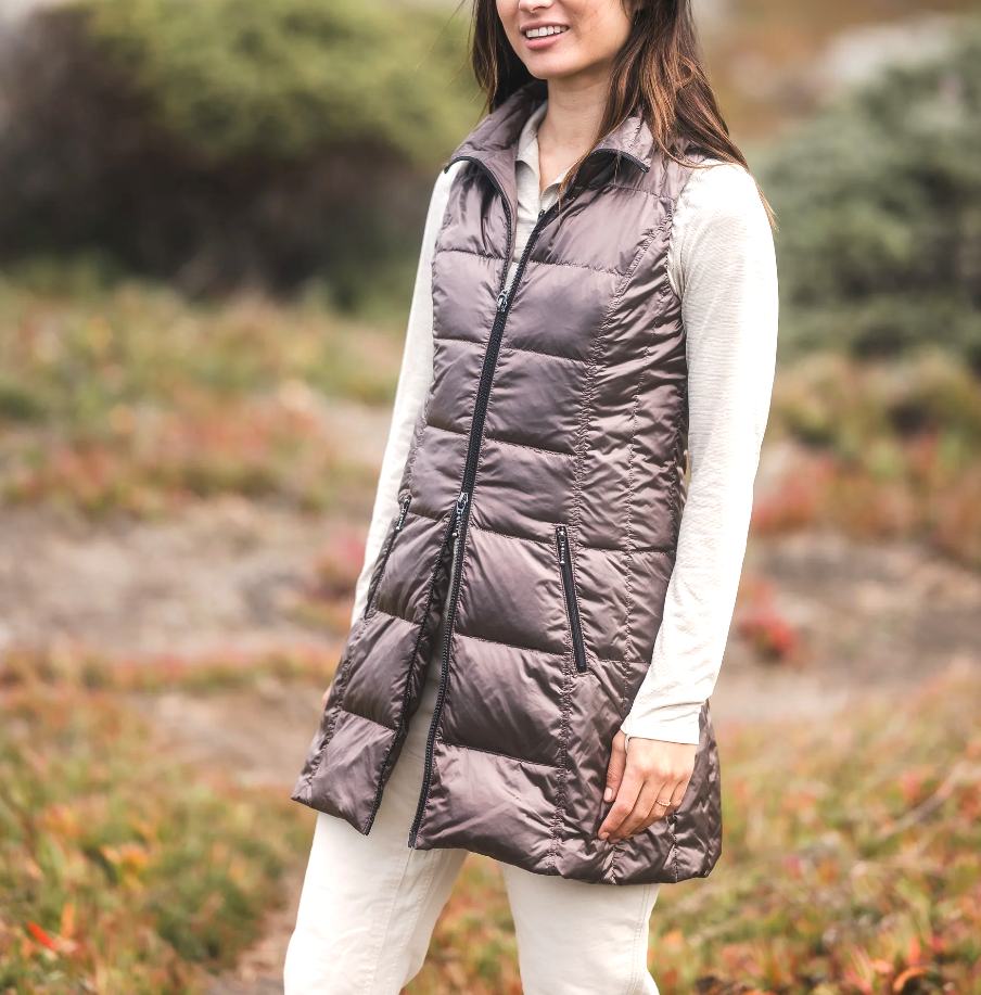 Anorak Packable Anorak Long Down Vest
